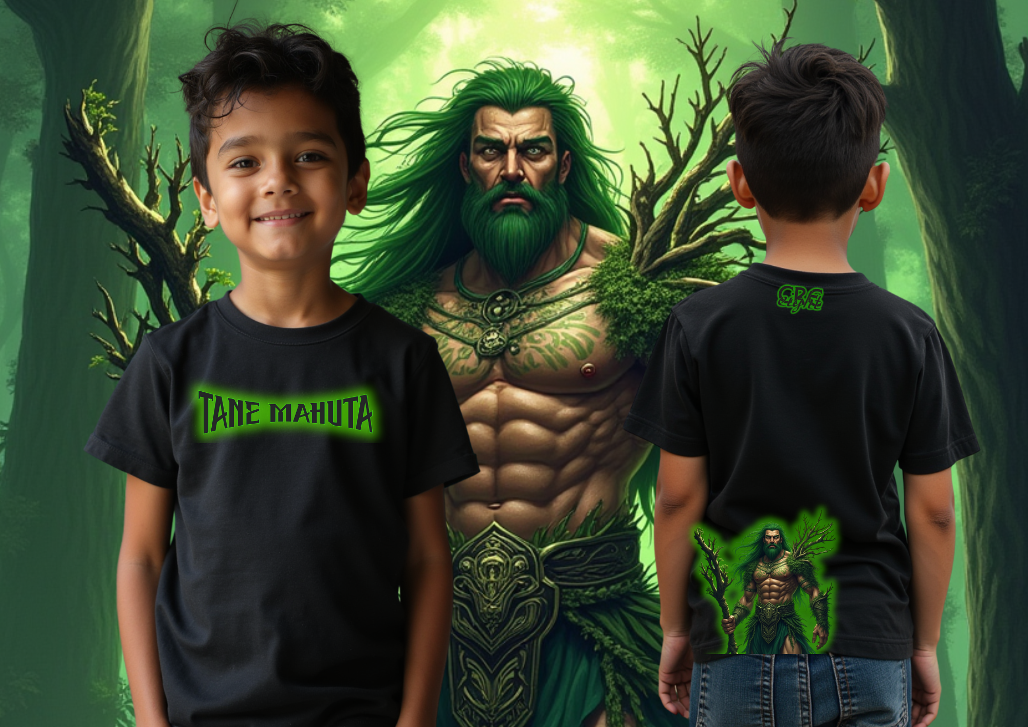 Maori Kids T-shirts (made to order)