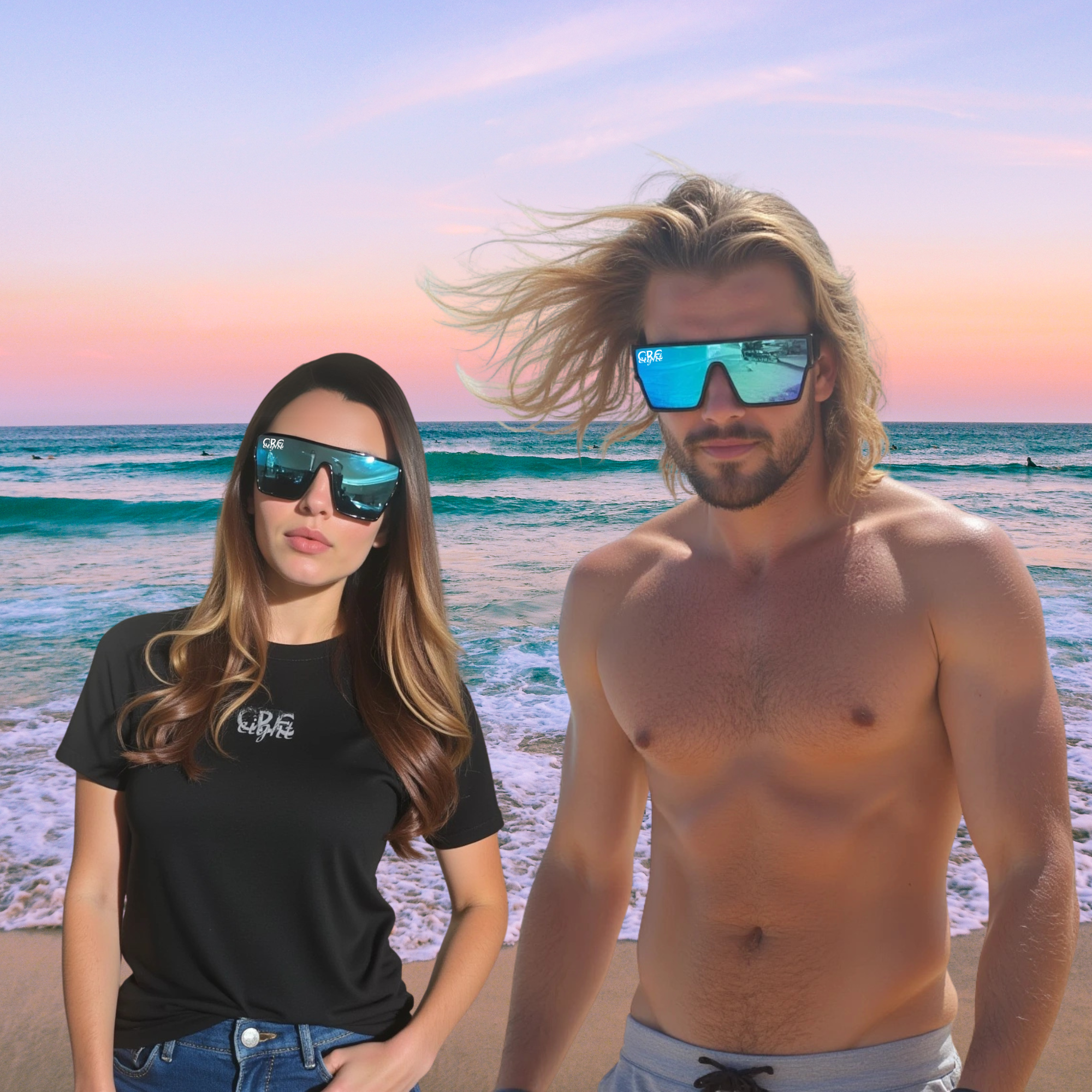 Tino Sunglasses – Blue Lens | CRE-eight Eyewear