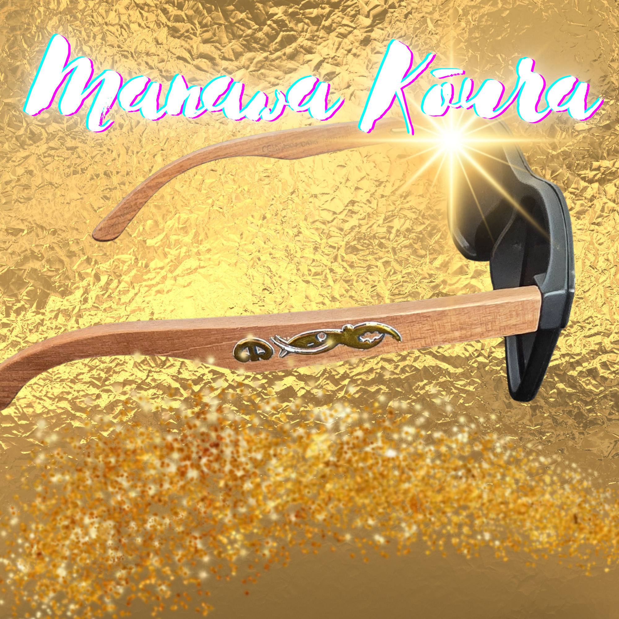 Manawa Kōura Wooden Sunglasses | Limited Summer Drop by CRE-eight