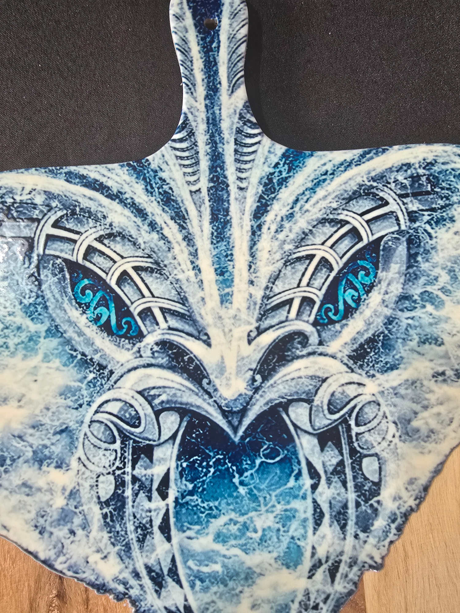 Te Manawa o Te Moana – UV Printed Ocean Art Serving Board | CRE-eight(MADE TO ORDER)