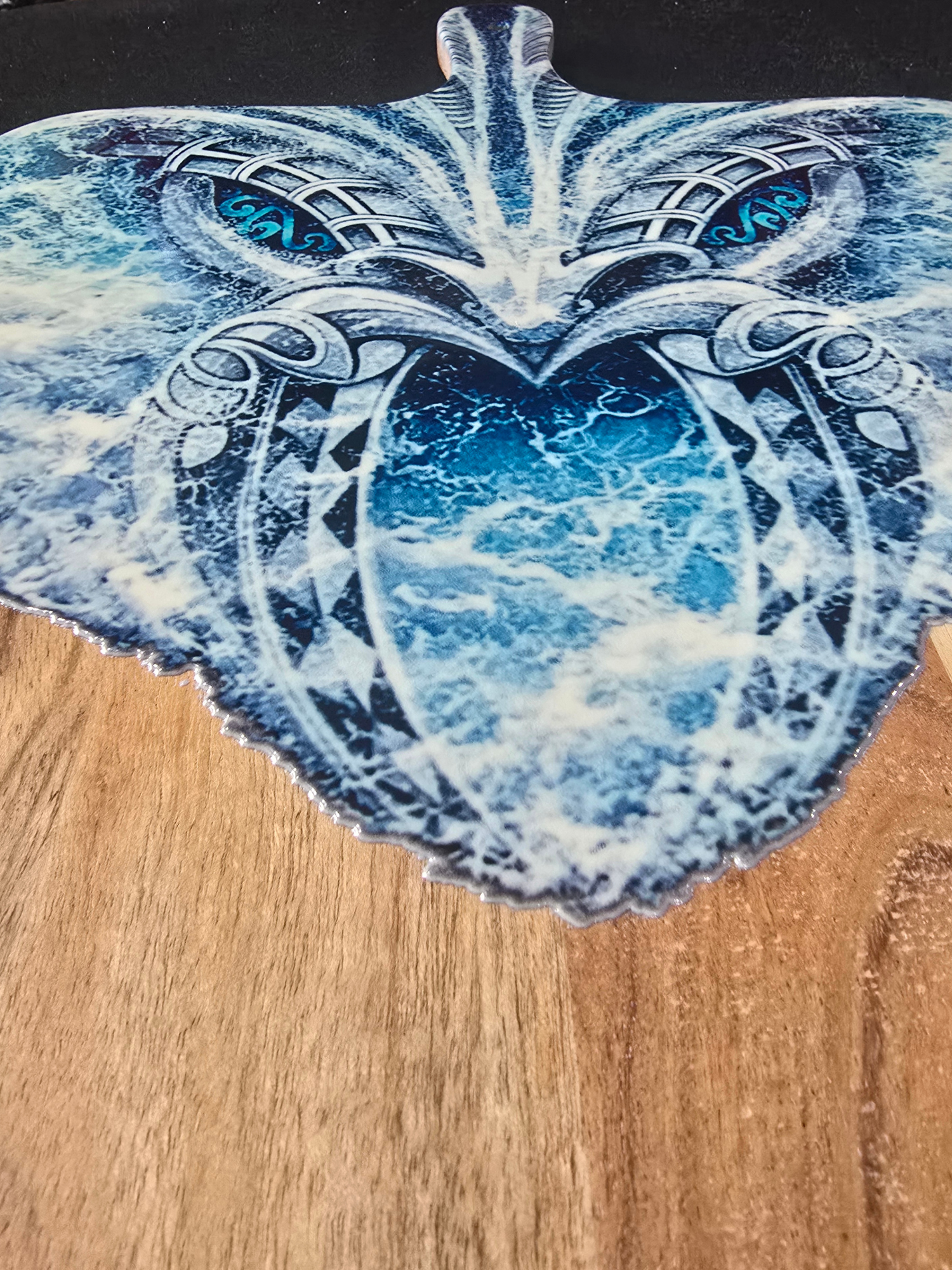 Te Manawa o Te Moana – UV Printed Ocean Art Serving Board | CRE-eight(MADE TO ORDER)