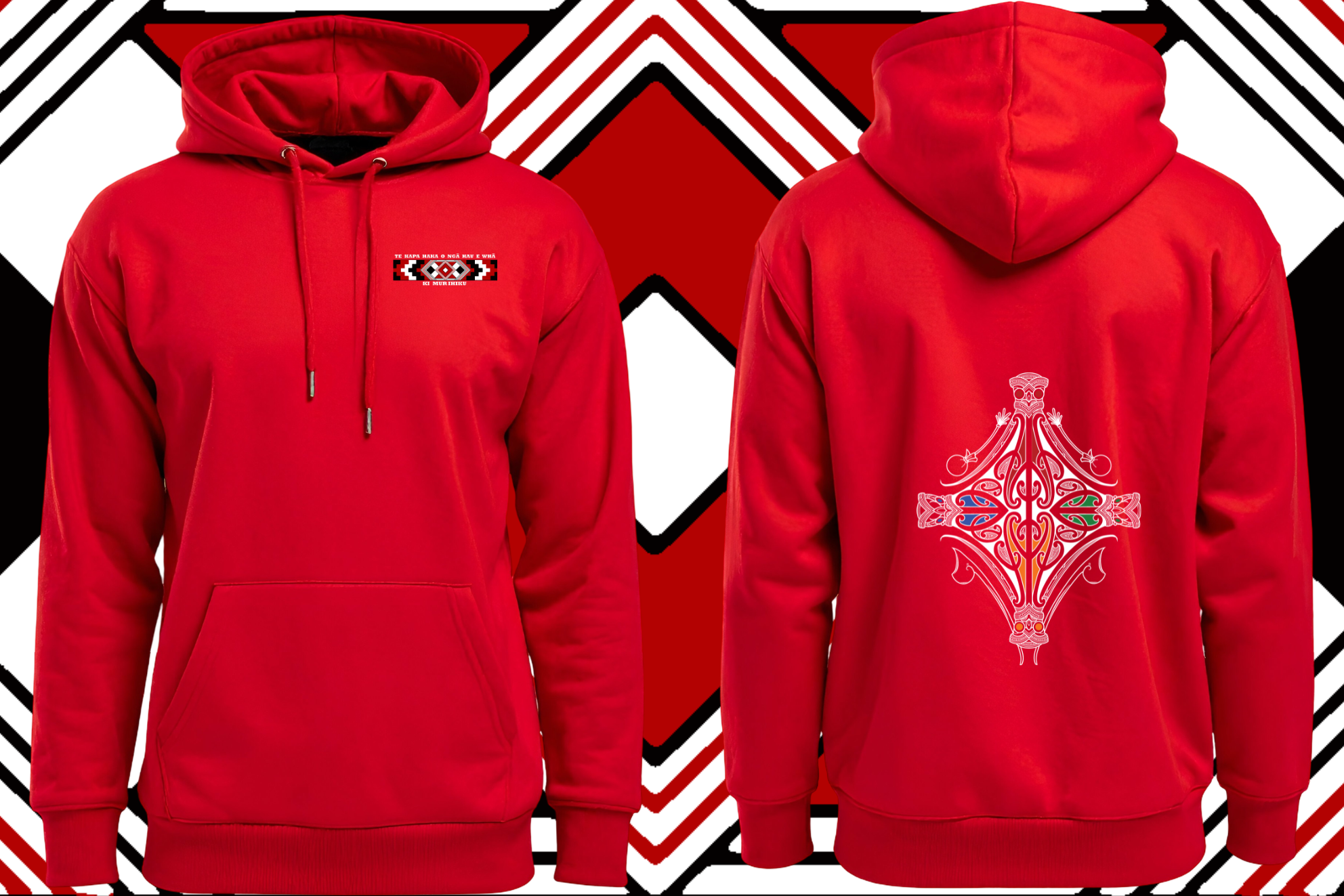 Te Kapa Haka O Nga Hau E Wha-Ki Murihiku|Hoodies|Adults(MADE TO ORDER)