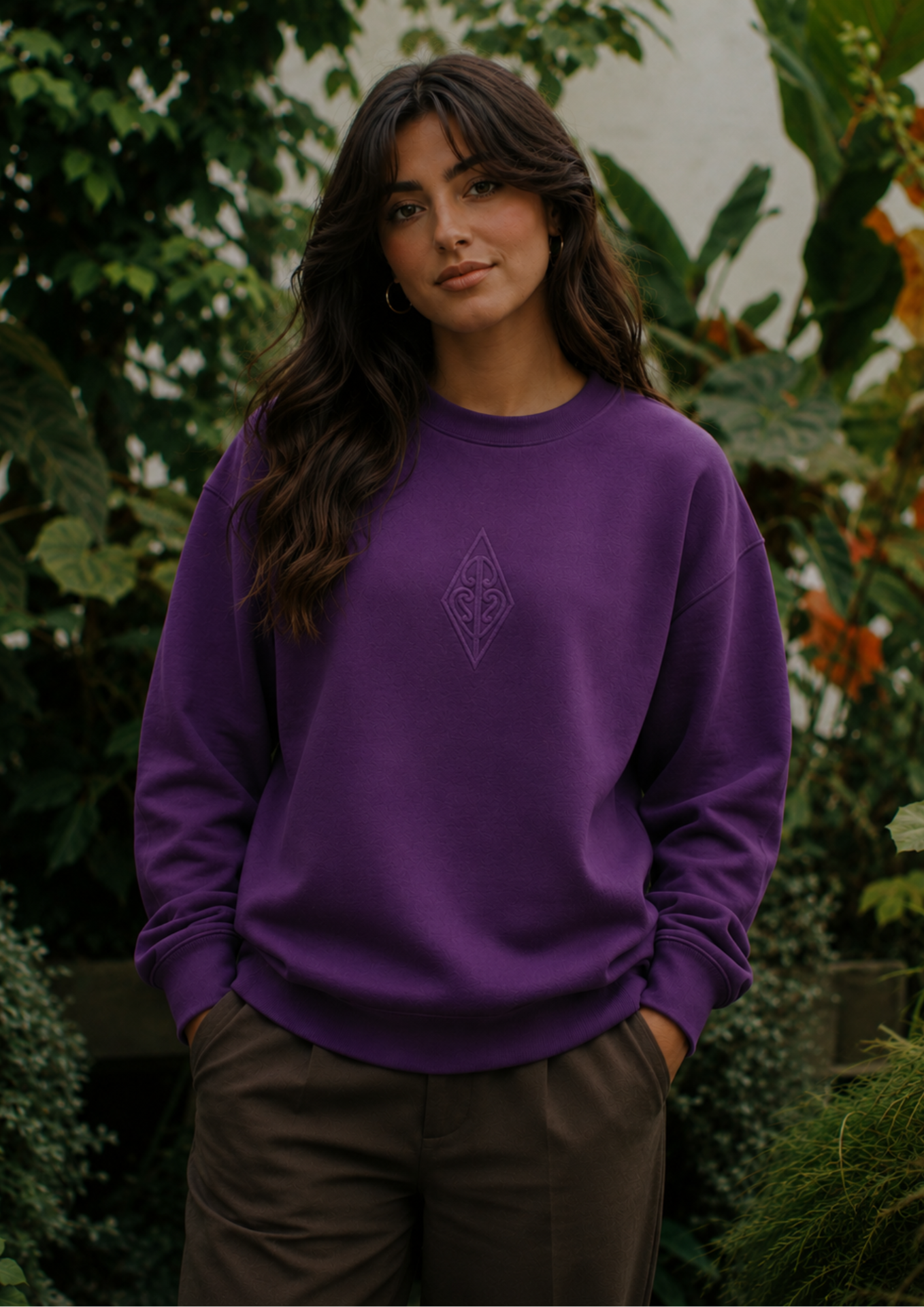 TE PIKO Crew | Premium Embroidered Sweatshirt | Made to Order in Aotearoa