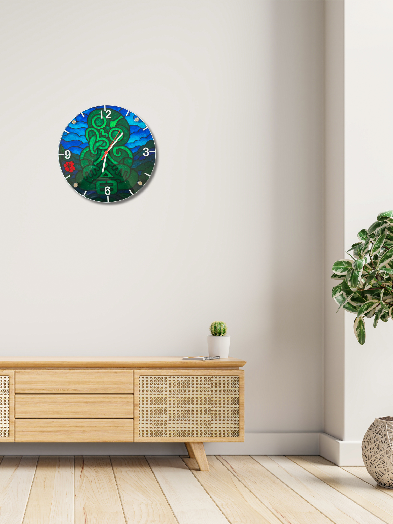 hei-tiki-glass-wall-clock-30cm