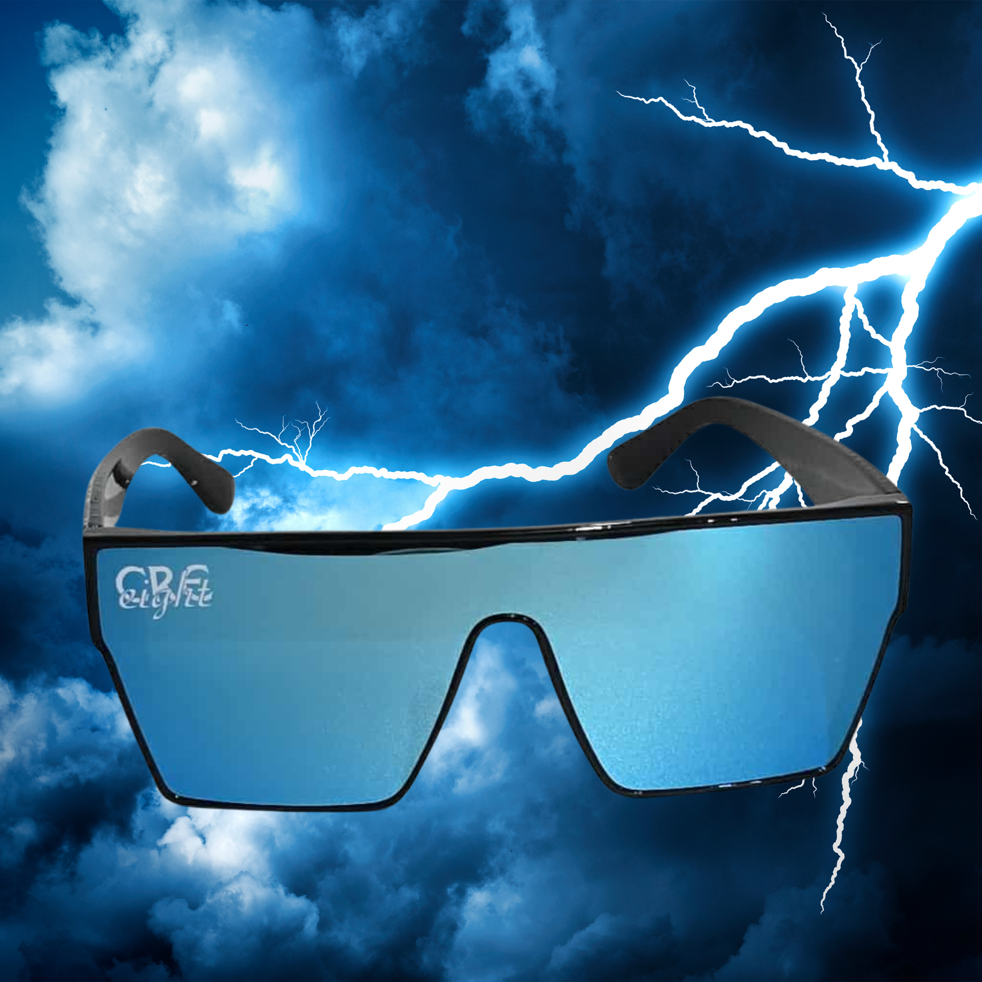 Tino Sunglasses – Blue Lens | CRE-eight Eyewear