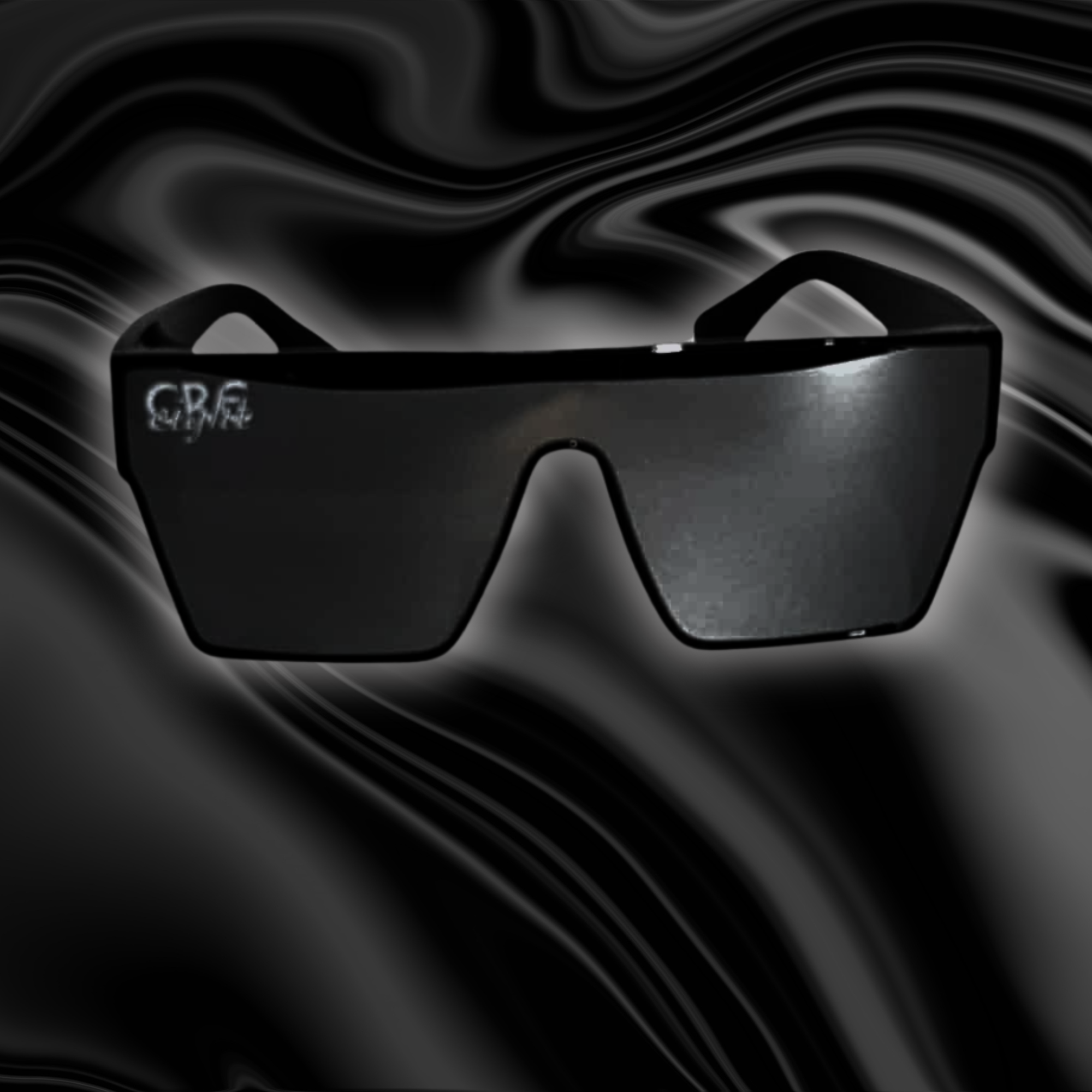 “CRE-eight Tribal Sunglasses – Black Frame with Black Mirrored Lens”