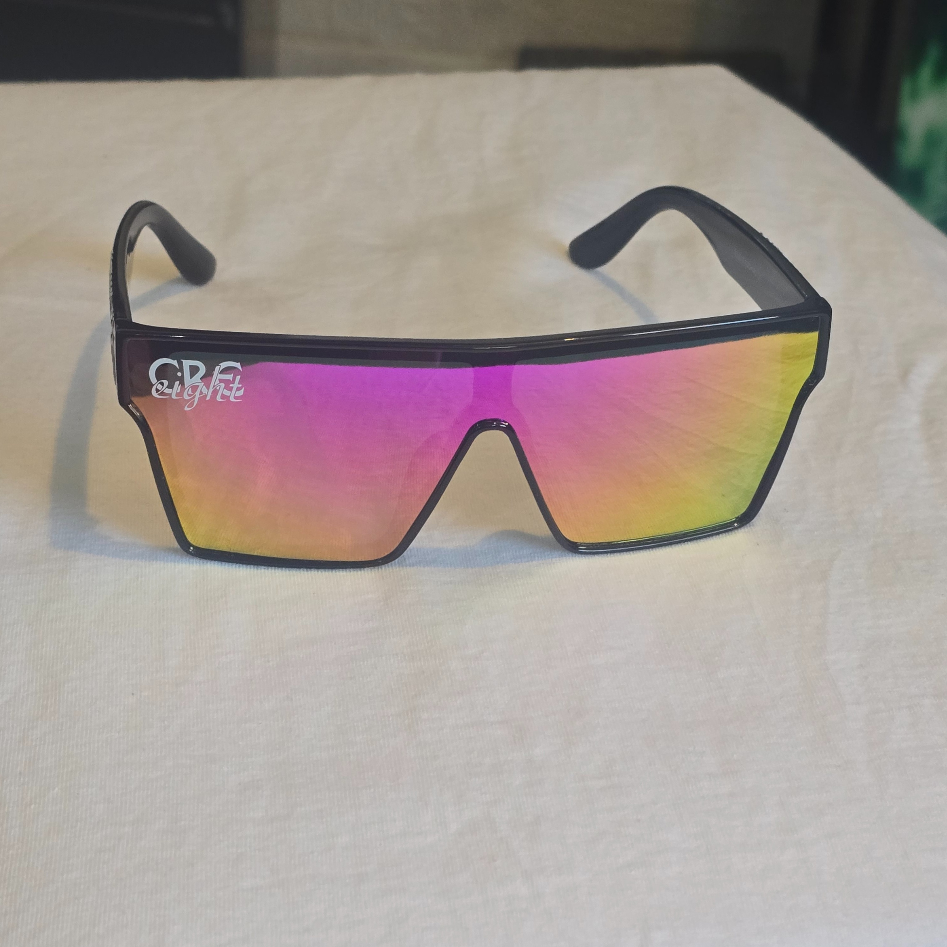 CRE-eight Pink Lens Polarized Sunglasses – Black Frame(LIMITED)