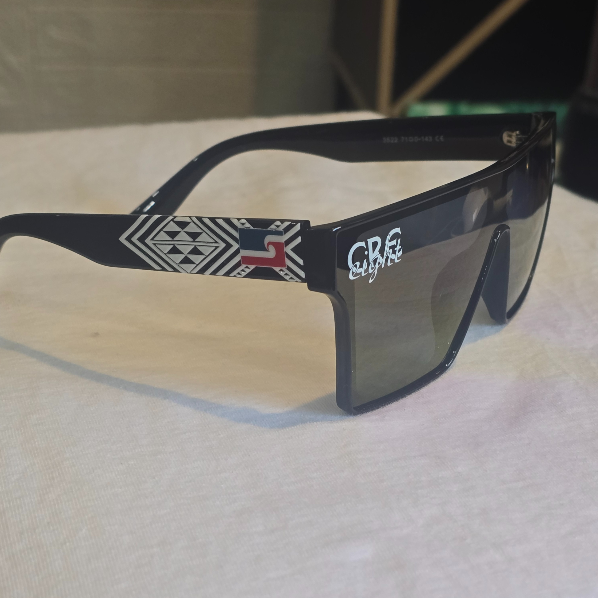 CRE-eight Midnight Purple Polarized Sunglasses – Black Frame(LIMITED)