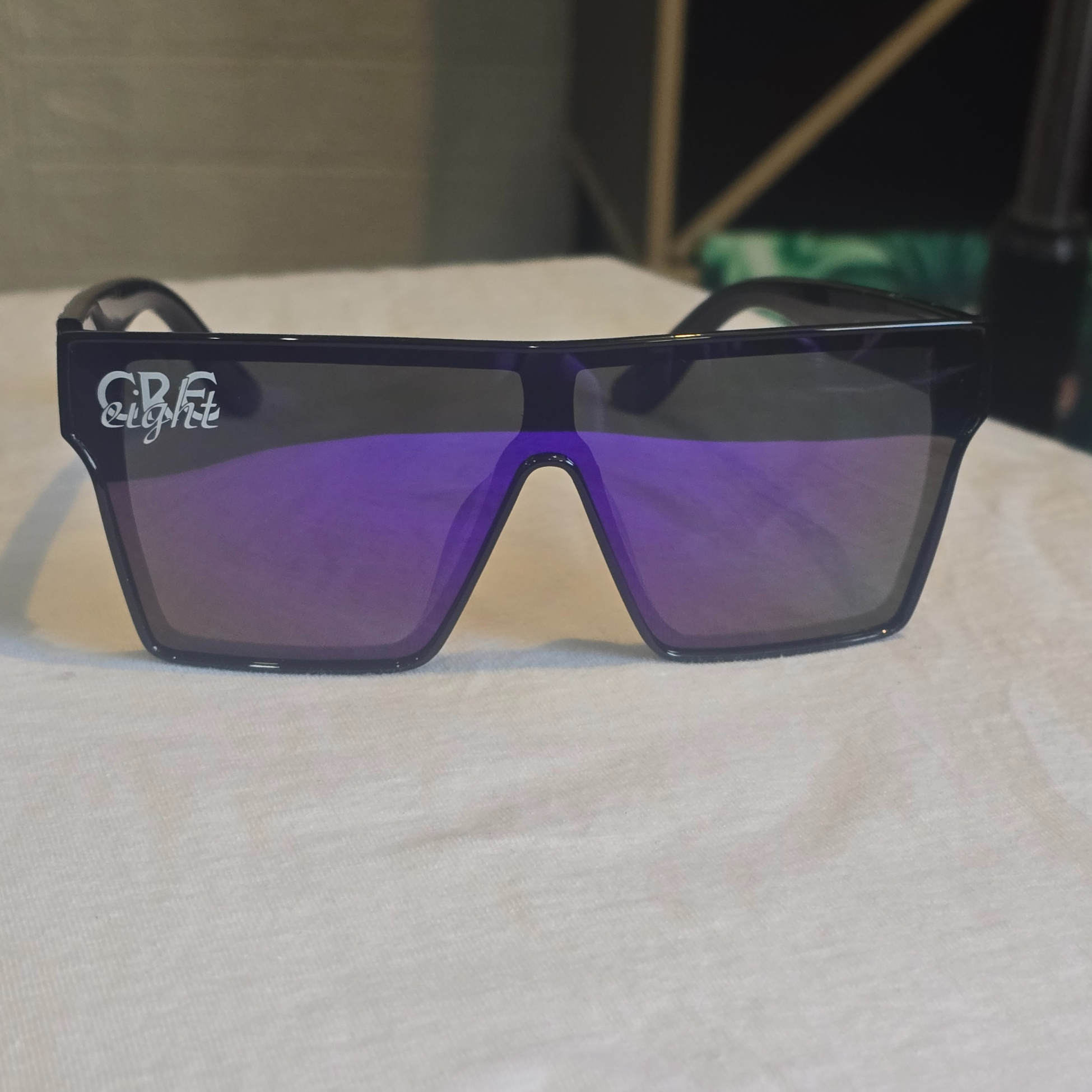CRE-eight Midnight Purple Polarized Sunglasses – Black Frame(LIMITED)