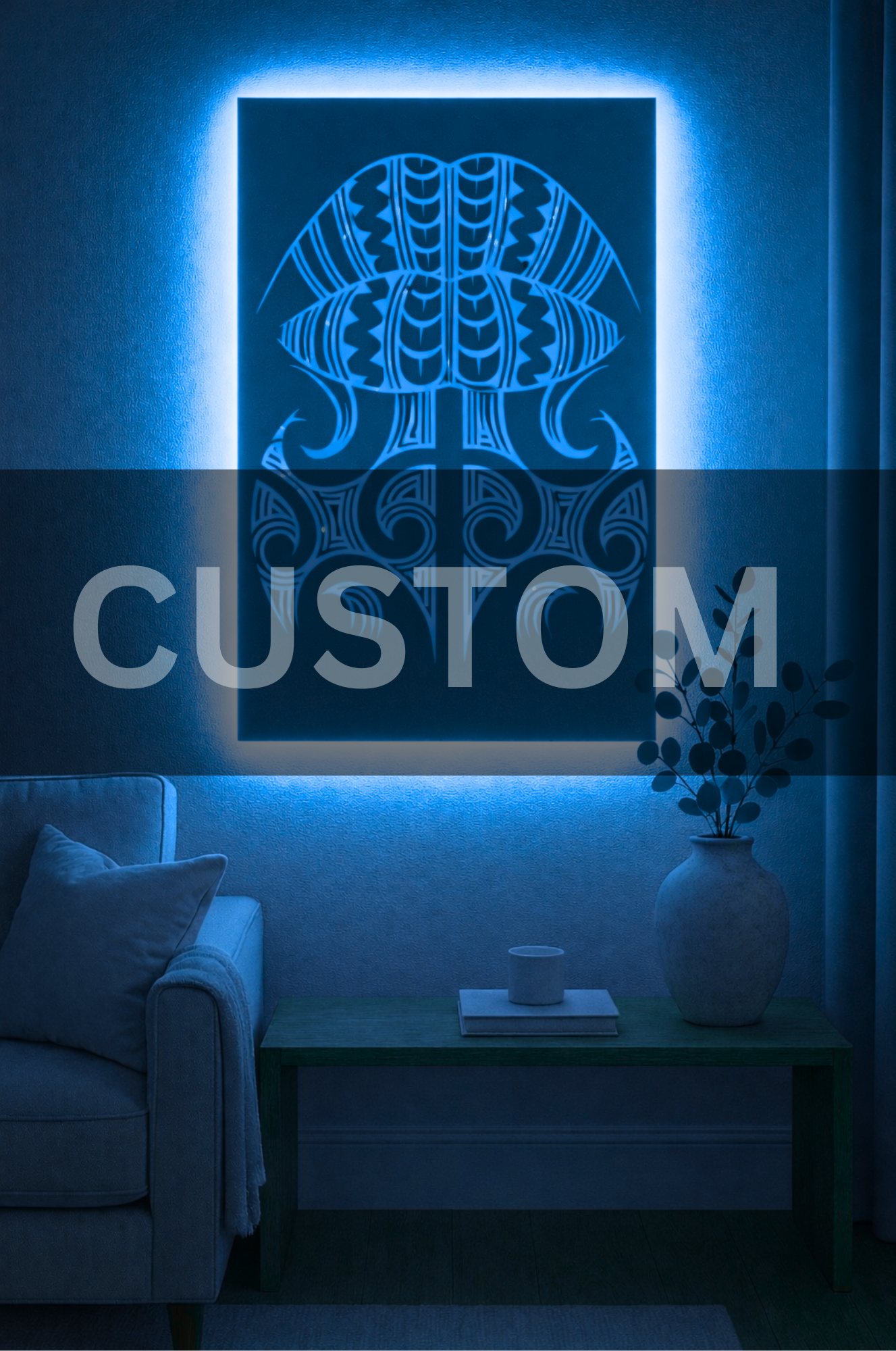 Custom Moko Kauae Mirror NZ – Personalised Honu Pāua Shell Mirror | CRE-eight