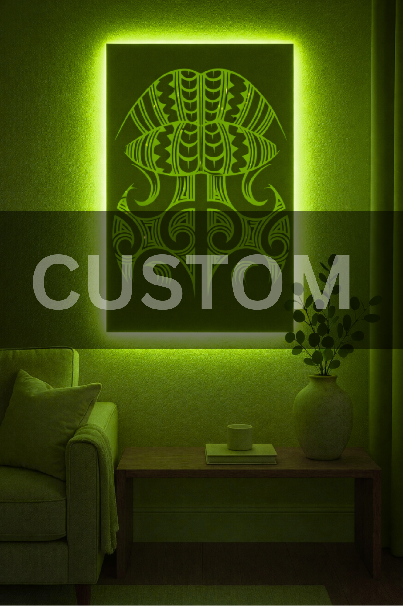 Custom Moko Kauae Mirror NZ – Personalised Honu Pāua Shell Mirror | CRE-eight