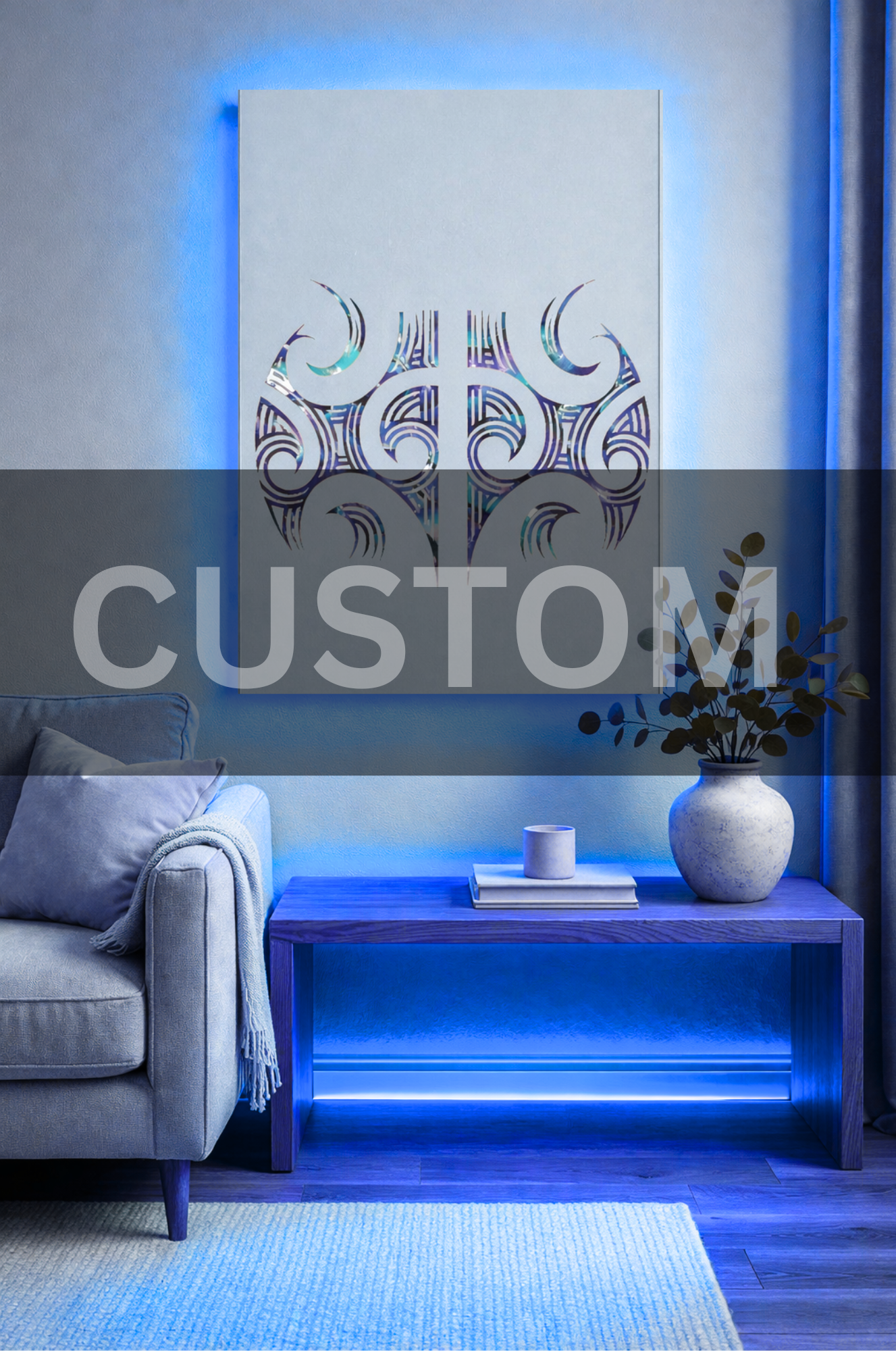 Custom Moko Kauae Mirror NZ – Personalised Honu Pāua Shell Mirror | CRE-eight