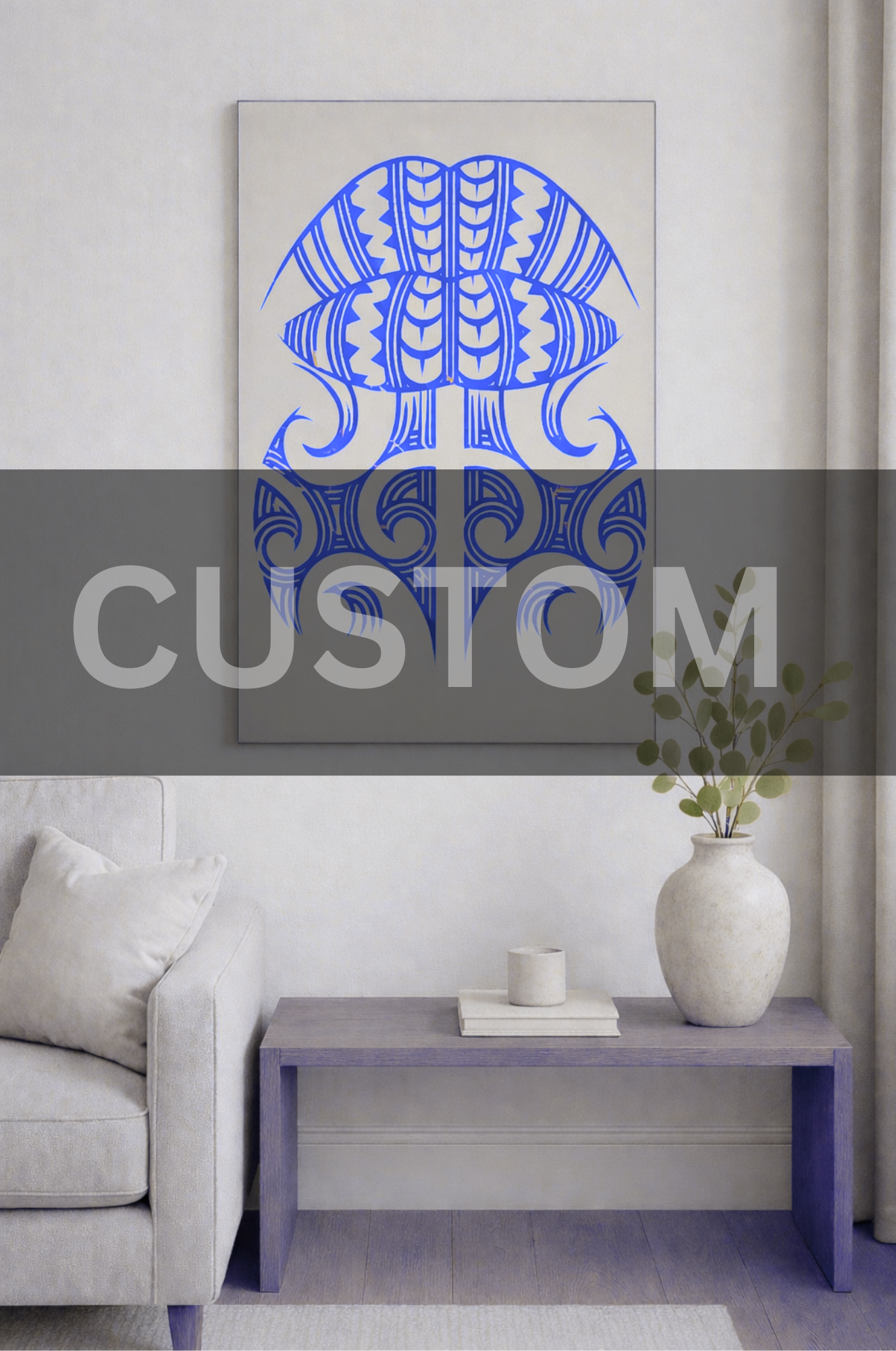 Custom Moko Kauae Mirror NZ – Personalised Honu Pāua Shell Mirror | CRE-eight