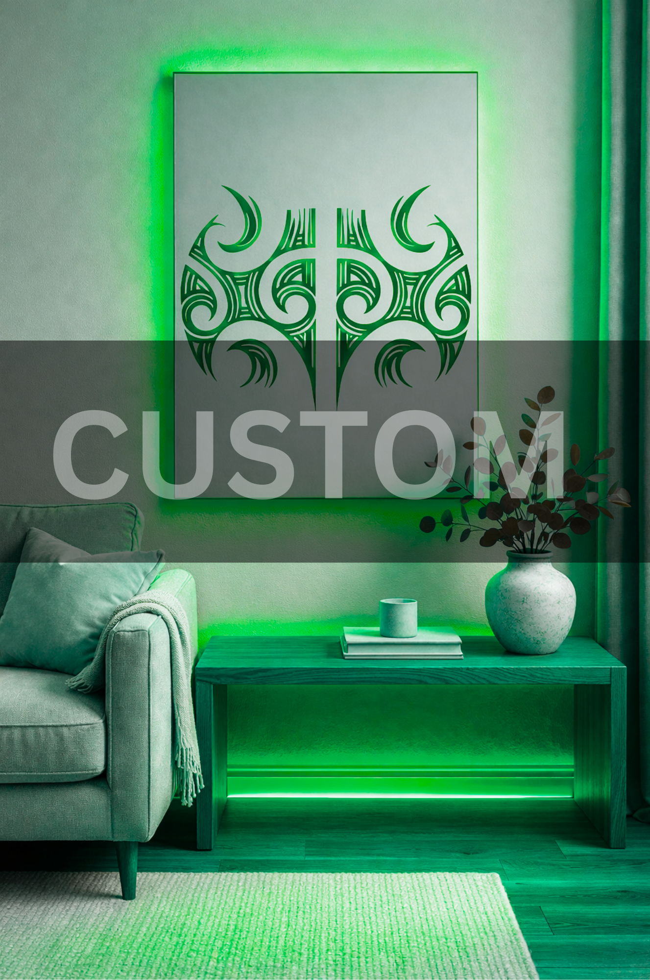 Custom Moko Kauae Mirror NZ – Personalised Honu Pāua Shell Mirror | CRE-eight