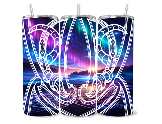 Aurora design 20oz tumbler
