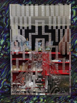 Whare Nui Mirror | Māori Poutama Guardian Design | Handcrafted in Southland NZ | CRE-eight