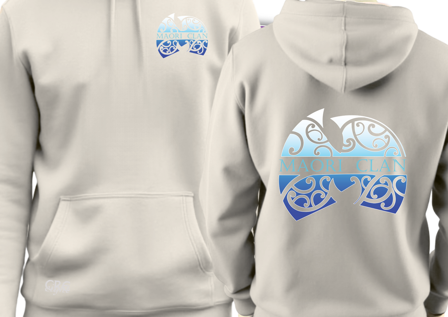 🤍 Maori Clan Ivory Hoodie – Clean Canvas, Deep Culture