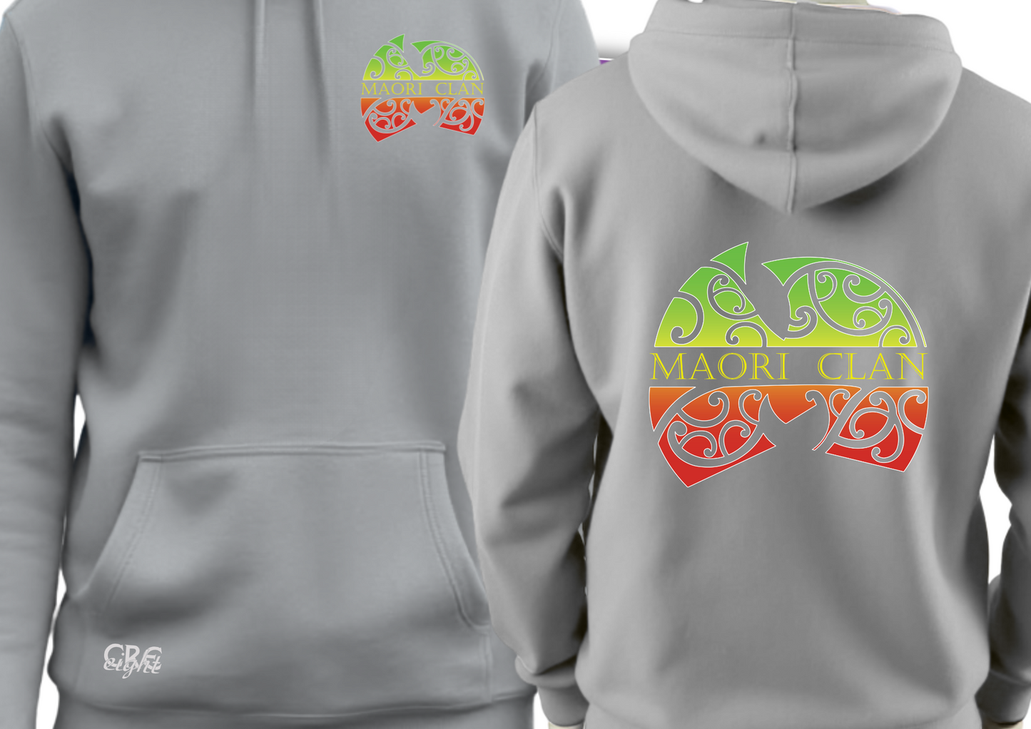 🩶 Maori Clan Marble Grey Hoodie – Clean Style, Cultural Edge