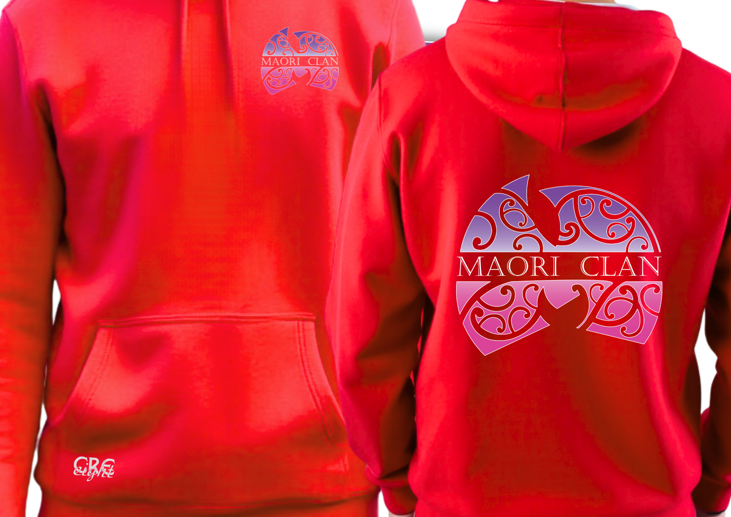 🔴 Maori Clan Red Hoodie – Bold Tribal Streetwear With Cultural Pride