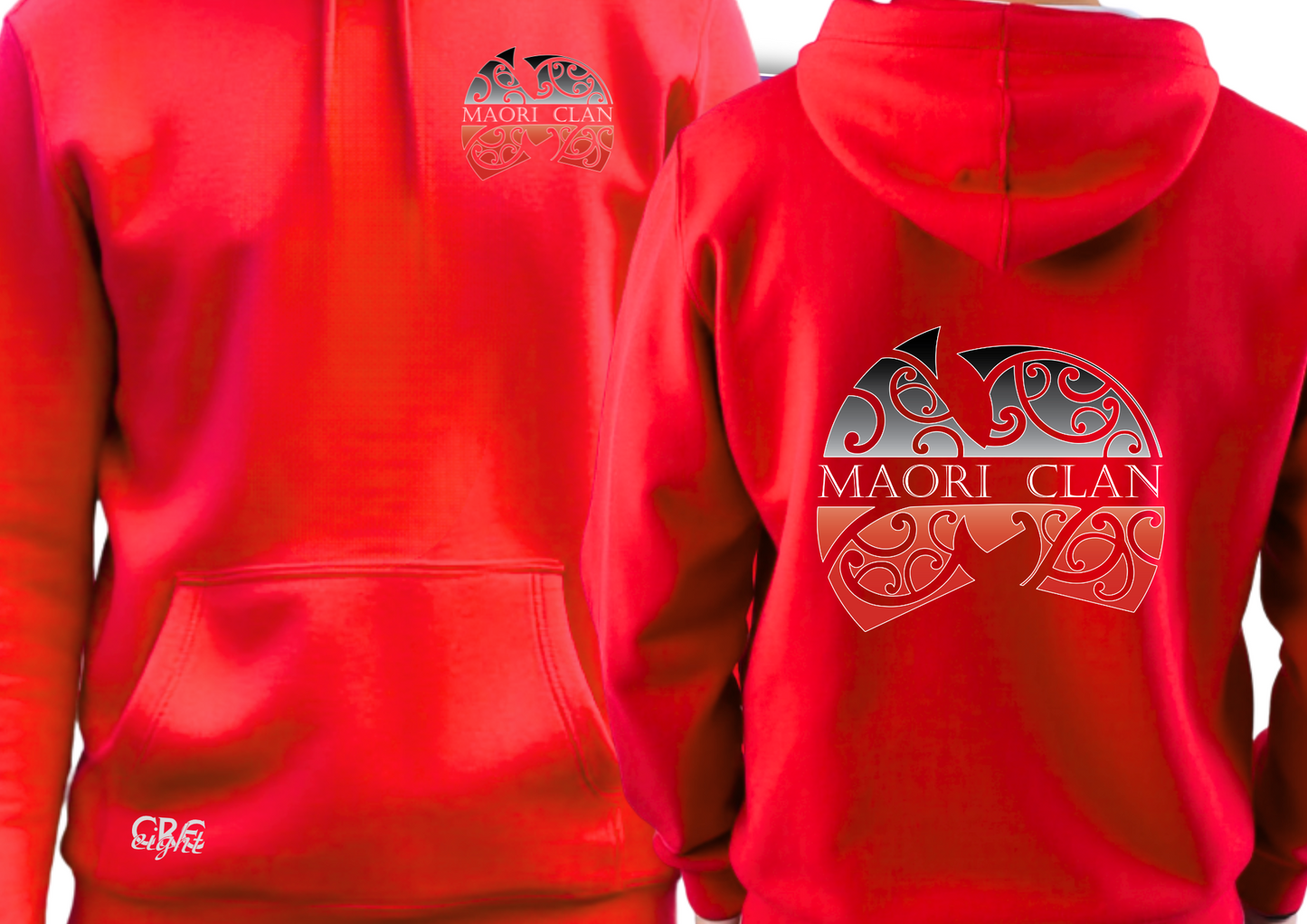 🔴 Maori Clan Red Hoodie – Bold Tribal Streetwear With Cultural Pride