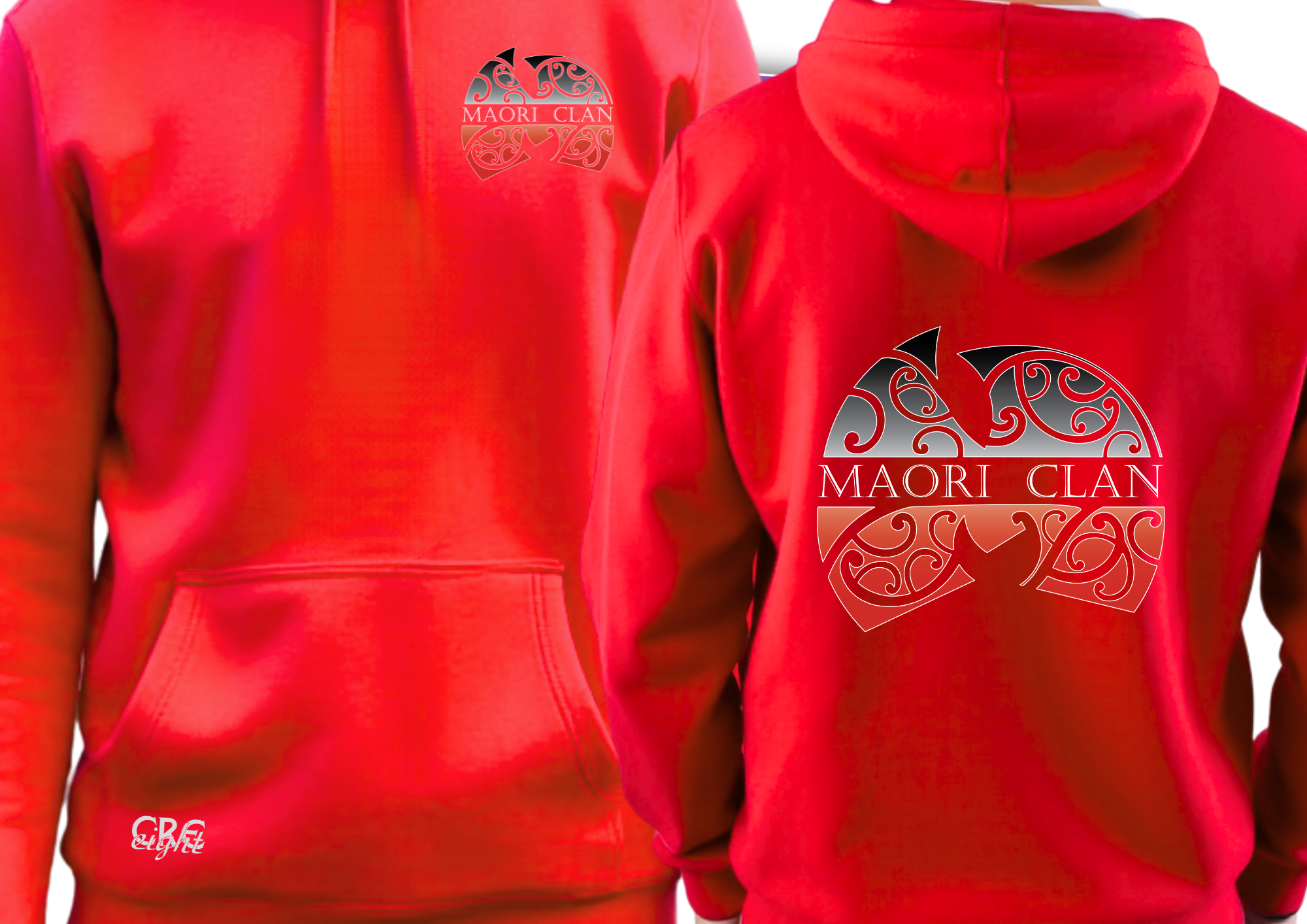 🔴 Maori Clan Red Hoodie – Bold Tribal Streetwear With Cultural Pride