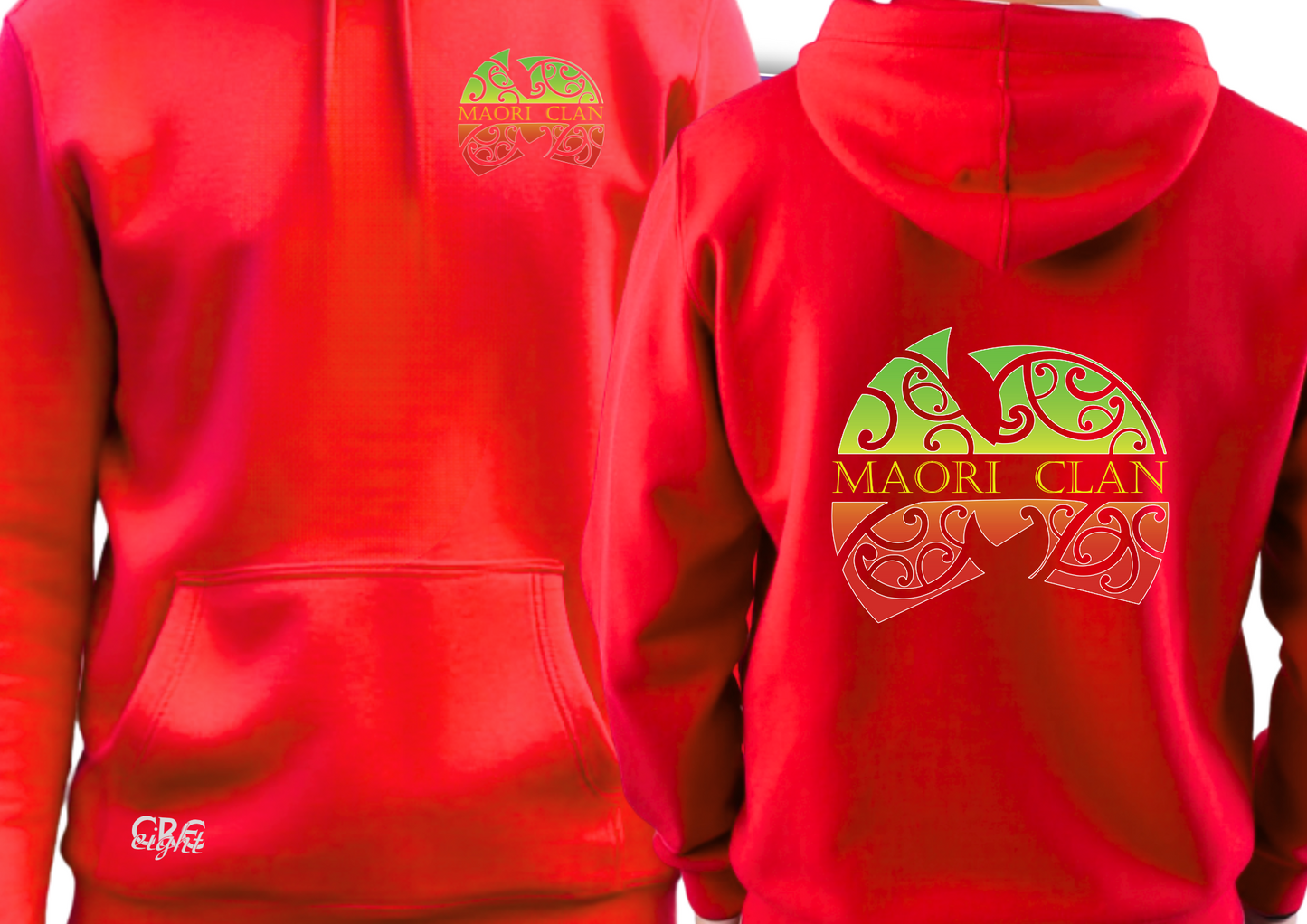 🔴 Maori Clan Red Hoodie – Bold Tribal Streetwear With Cultural Pride