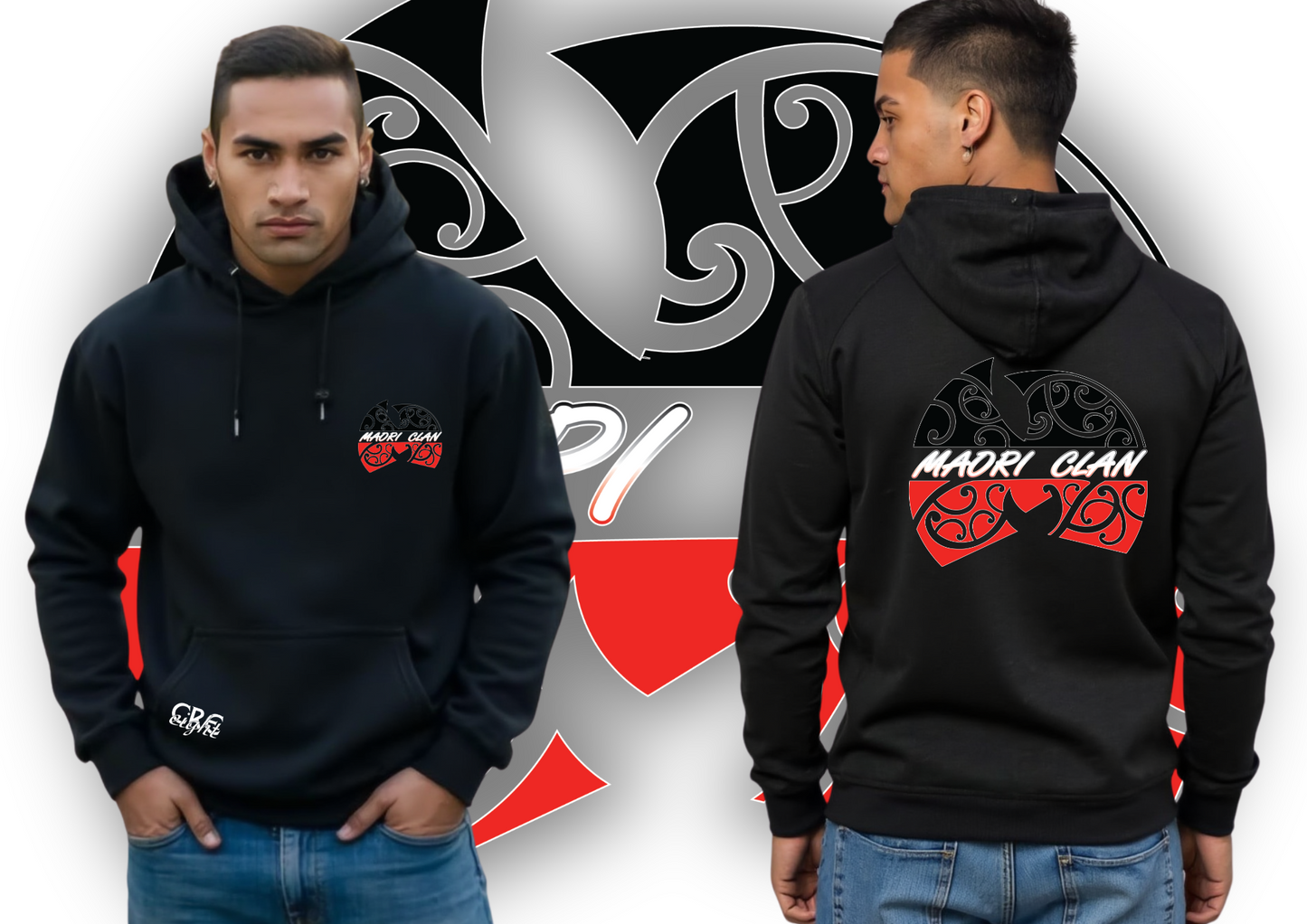 Maori Clan Hoodies Adults (made to order)