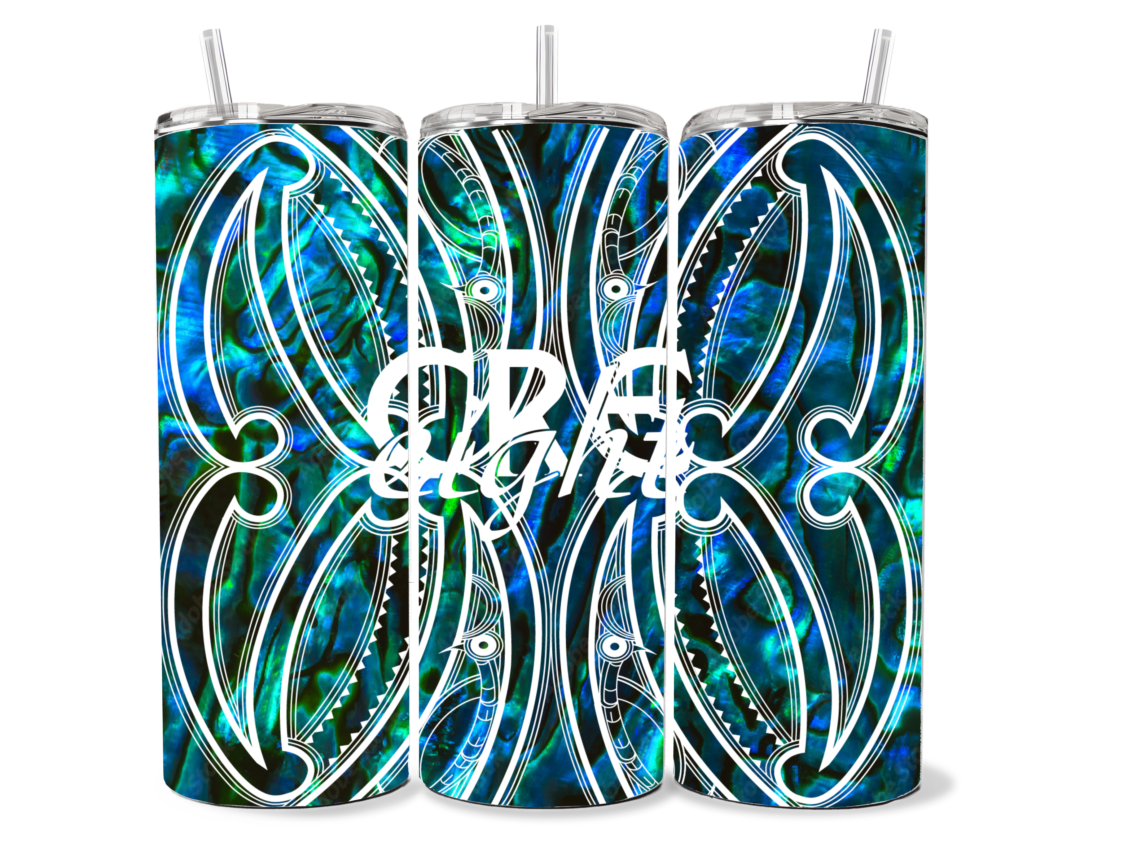 Paua shell design 20oz tumbler