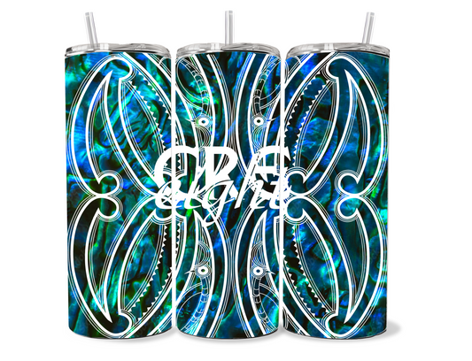 Paua shell design 20oz tumbler