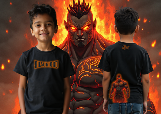 Maori T-shirt Kids ATUA (made to order) Ruaumoko