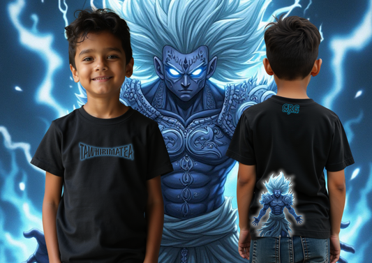 Maori T-shirt Kids ATUA (made to order) Tawhirimatea