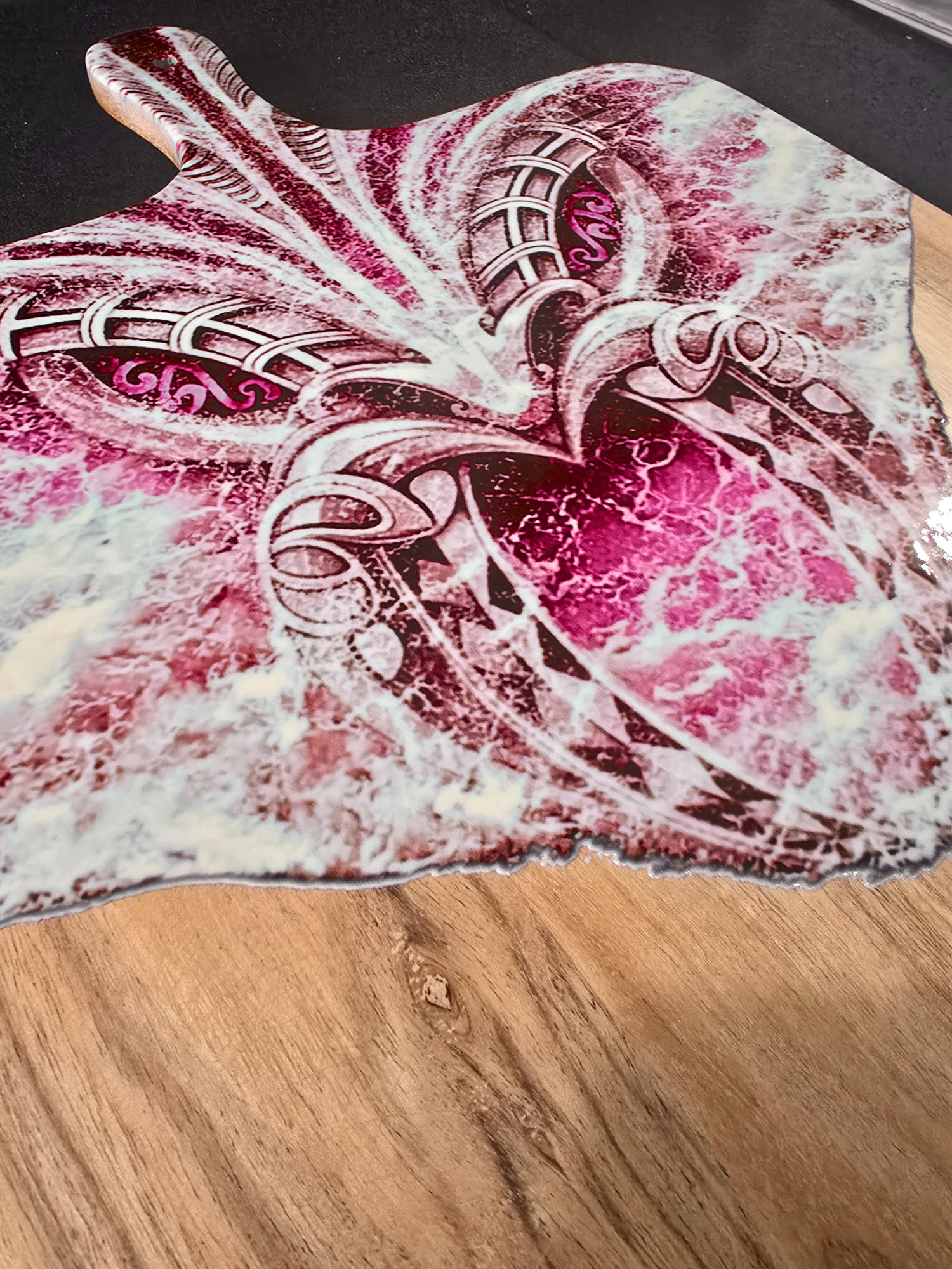 Te Manawa o Te Moana – UV Printed Ocean Art Serving Board | CRE-eight(MADE TO ORDER)