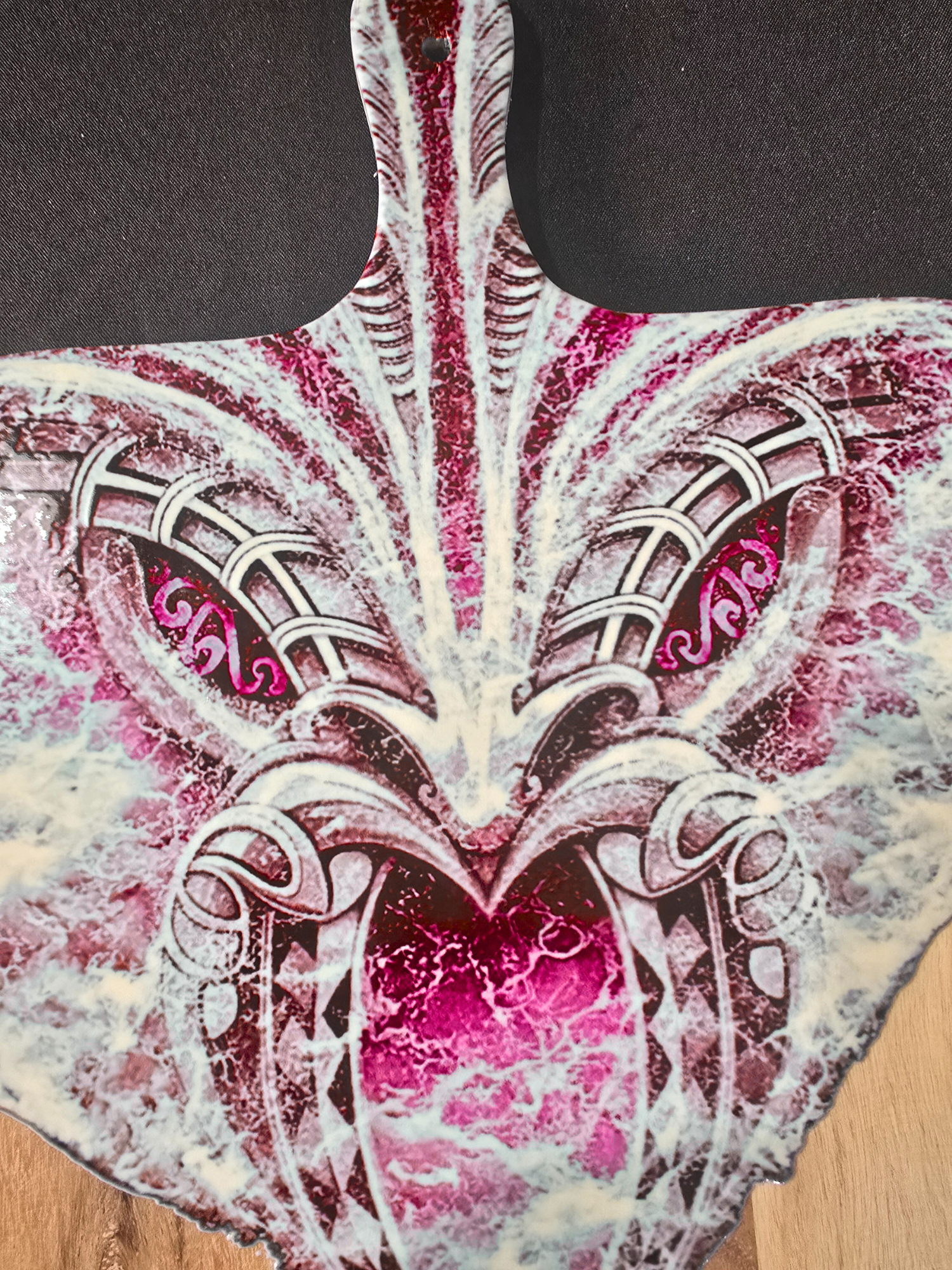 Te Manawa o Te Moana – UV Printed Ocean Art Serving Board | CRE-eight(MADE TO ORDER)