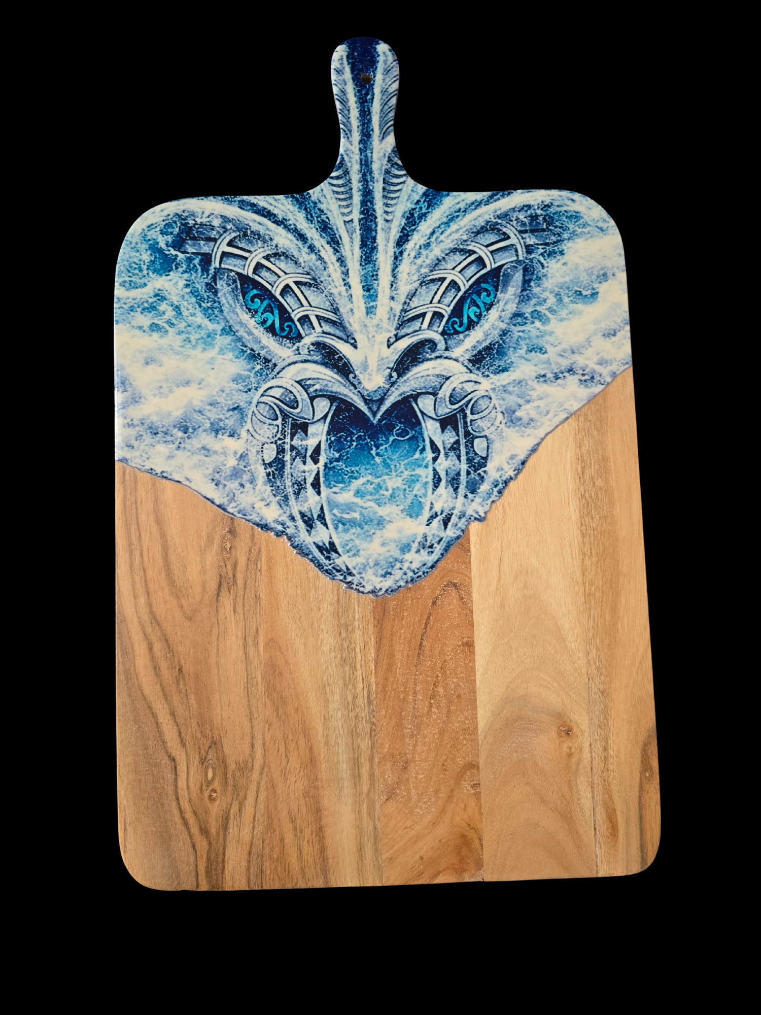 Te Manawa o Te Moana – UV Printed Ocean Art Serving Board | CRE-eight(MADE TO ORDER)