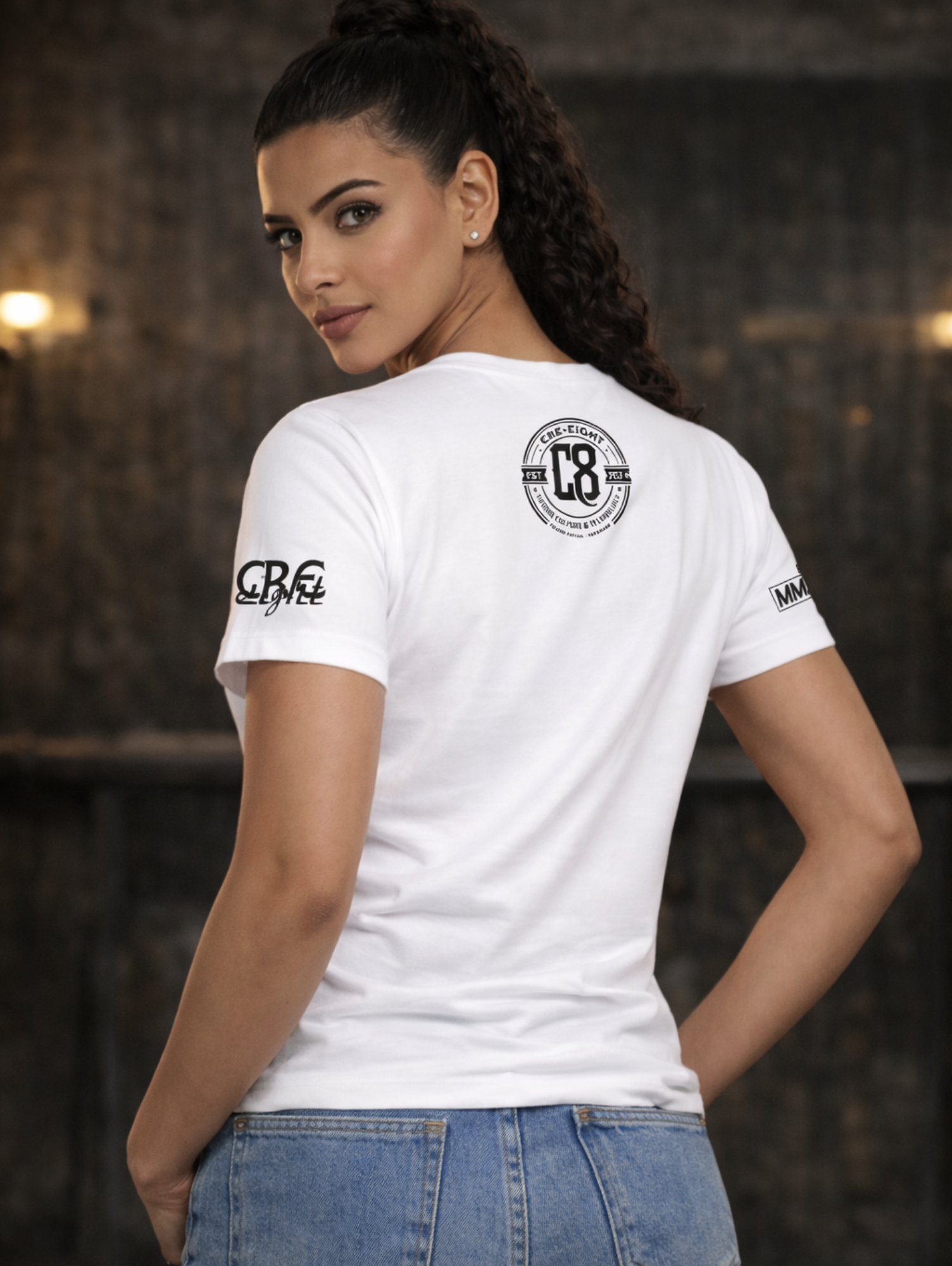 CRE-eight Heritage Crest Women’s Tee – 185gsm Premium Cotton | EST 2024(MADE TO ORDER)