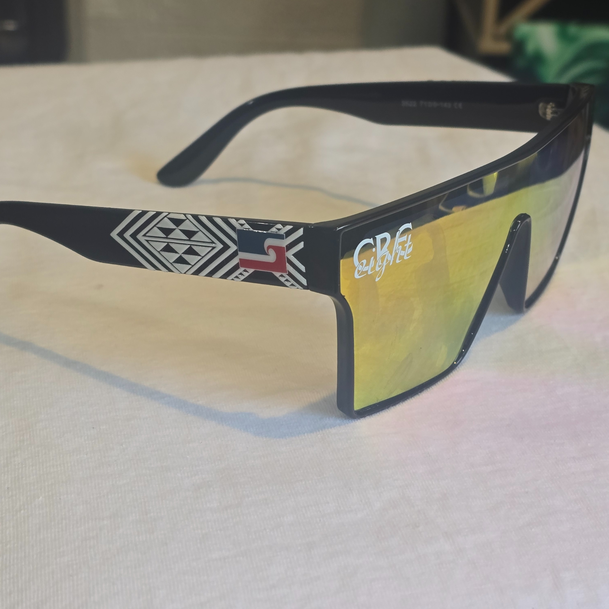 CRE-eight Pink Lens Polarized Sunglasses – Black Frame(LIMITED)