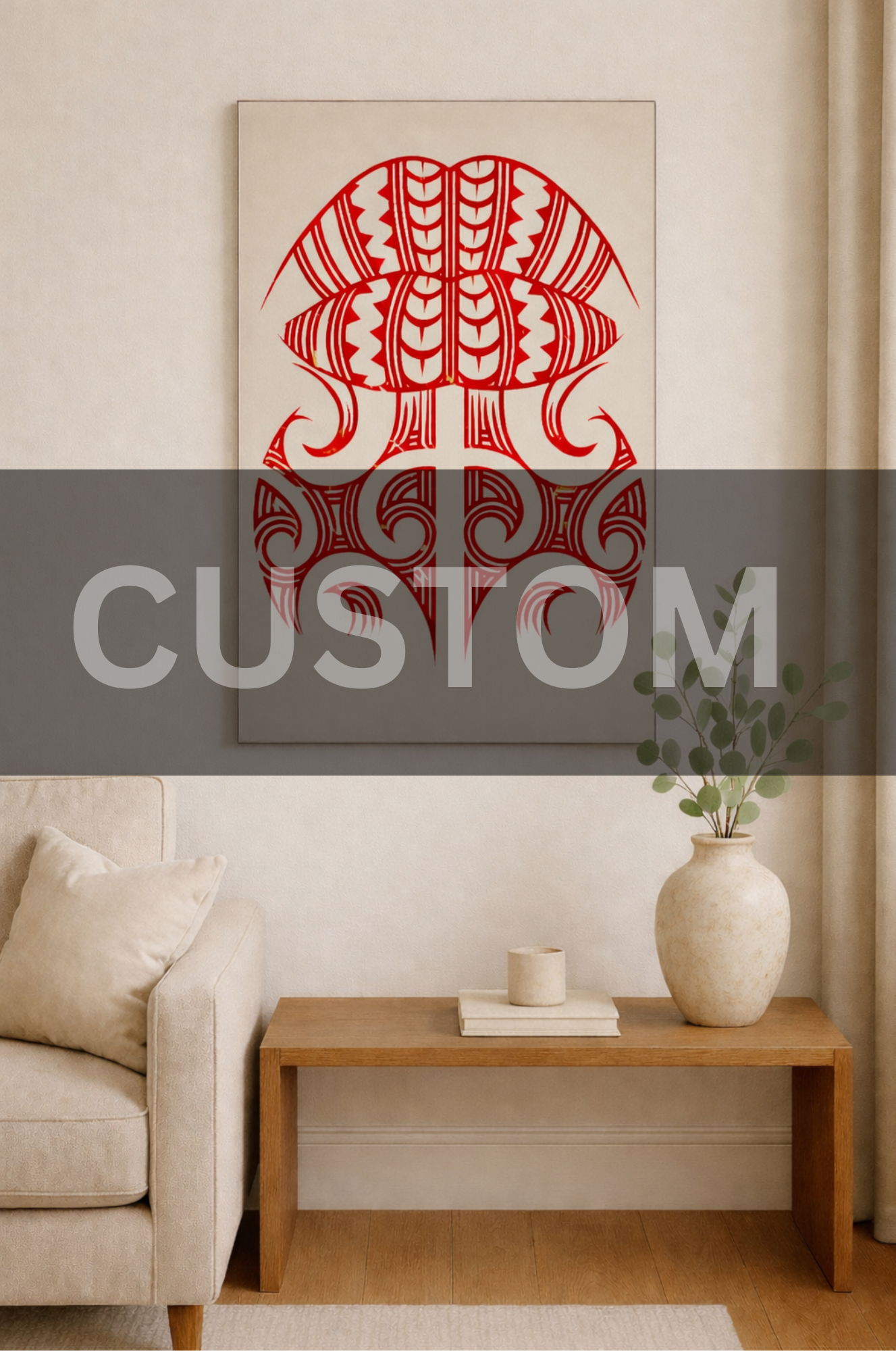 Custom Moko Kauae Mirror NZ – Personalised Honu Pāua Shell Mirror | CRE-eight